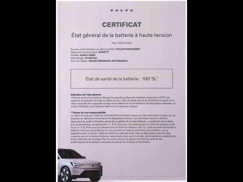 VOLVO XC90 d’occasion à vendre à AVIGNON chez SUÈDE PROVENCE AUTOMOBILES (Photo 9)